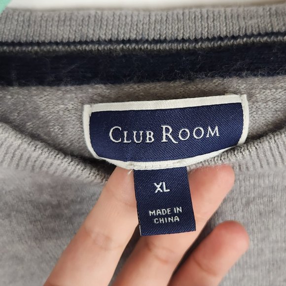 Club Room Wool Blend Crewneck Sweater sz XL - Picture 5 of 7